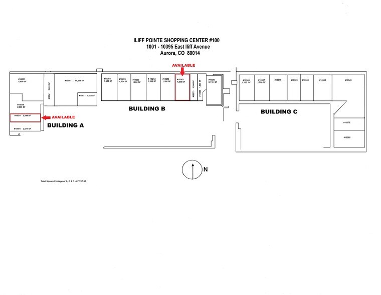 More Photos Of 10001-10395 E Iliff Ave, Aurora General Retail For Lease