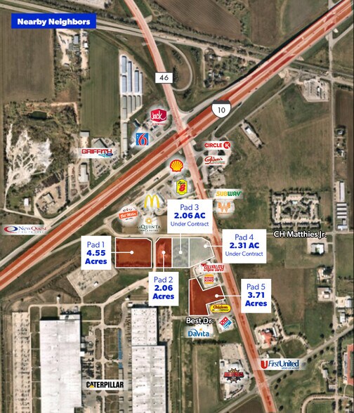 Primary Photo Of IH-10 & Hwy 46, Seguin Land For Sale