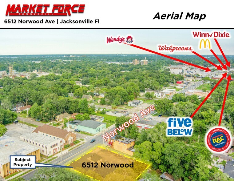 More Photos Of 6512-6514 Norwood Ave, Jacksonville Restaurant For Sale