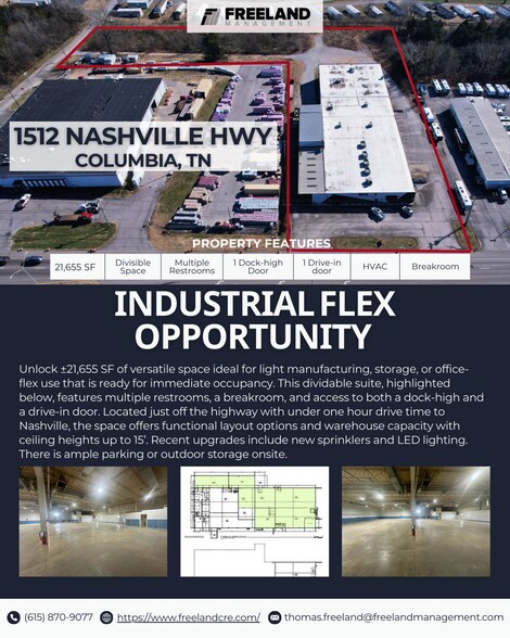 More Photos Of 1512 Nashville Hwy, Columbia Mixed Retail For Lease