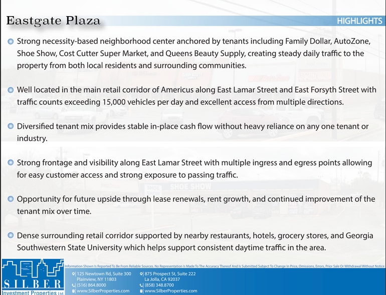 More Photos Of 206 Manhattan St, Americus Storefront For Sale