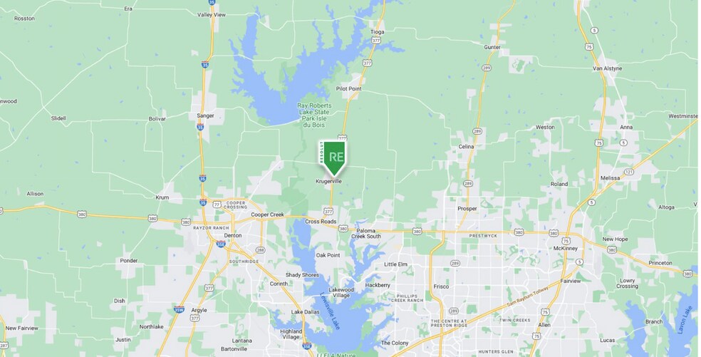 More Photos Of 1001 US-377, Aubrey Freestanding For Lease