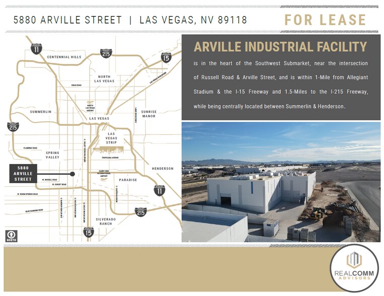 More Photos Of 5880 Arville Street St, Las Vegas Warehouse For Lease