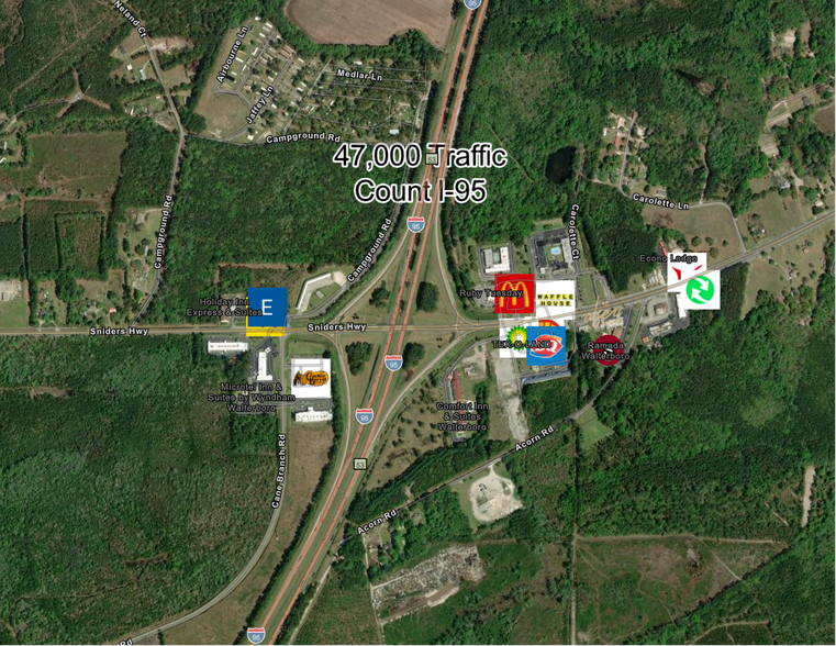 More Photos Of SC Interstate I-95 Corridor Centric Dominance w/ 4.2 AC Intermodal/IOS/Workforce Housing, Walterboro Land For Sale