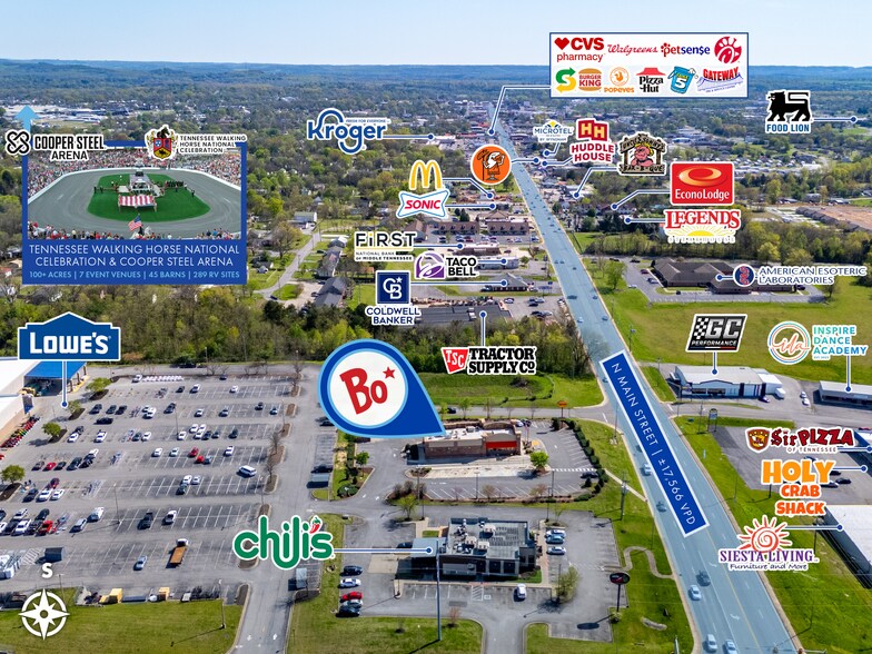 More Photos Of 1736 N Main St, Shelbyville Fast Food For Sale