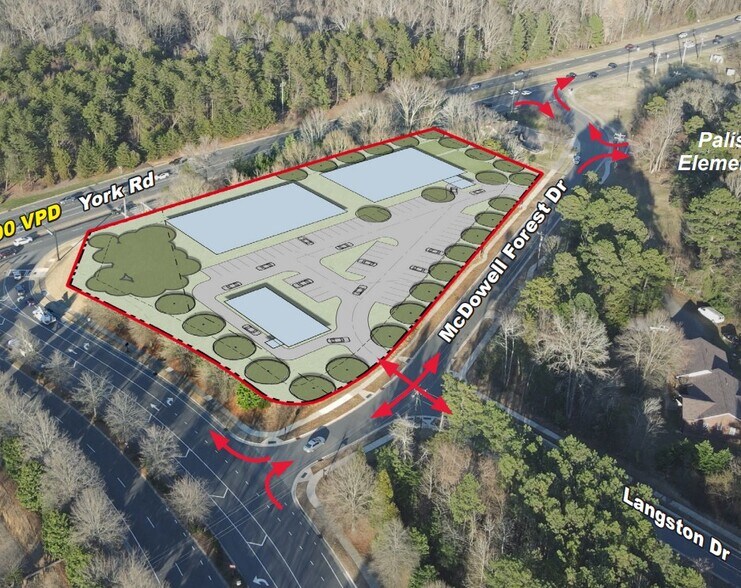 More Photos Of 11952 McDowell Forest Dr, Charlotte Land For Lease