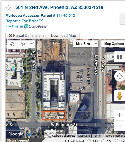 Primary Photo Of 601 N 2nd Ave, Phoenix Land For Lease