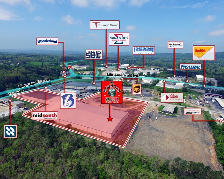 More Photos Of 106 Trooper Dr, Hot Springs National Park Distribution For Lease