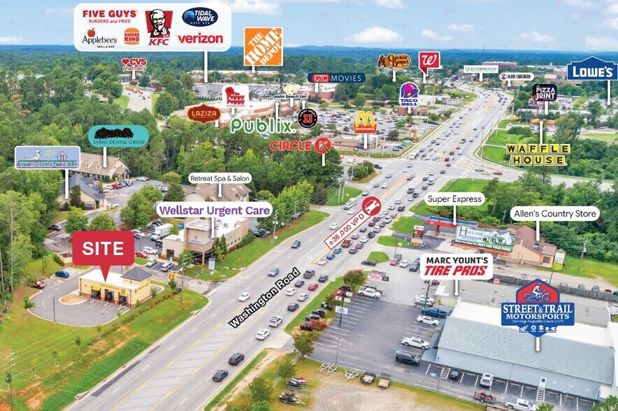 More Photos Of 4240 Washington Rd, Evans Auto Repair For Sale