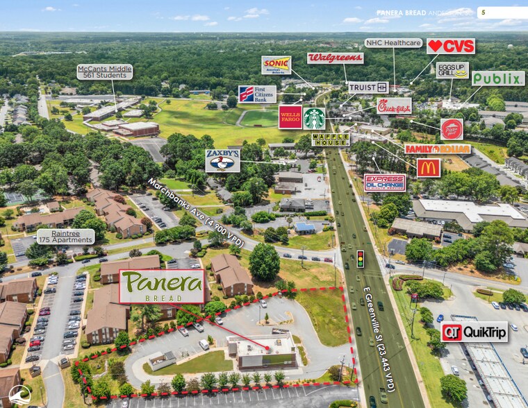 More Photos Of 1702 E Greenville St, Anderson Storefront For Sale