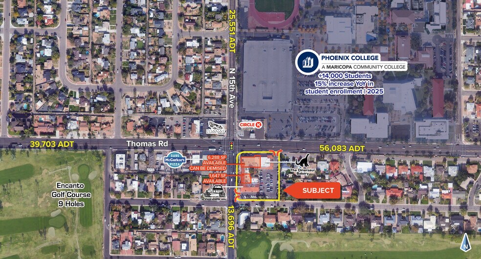 More Photos Of 2801-2829 N 15th Ave, Phoenix General Retail For Lease