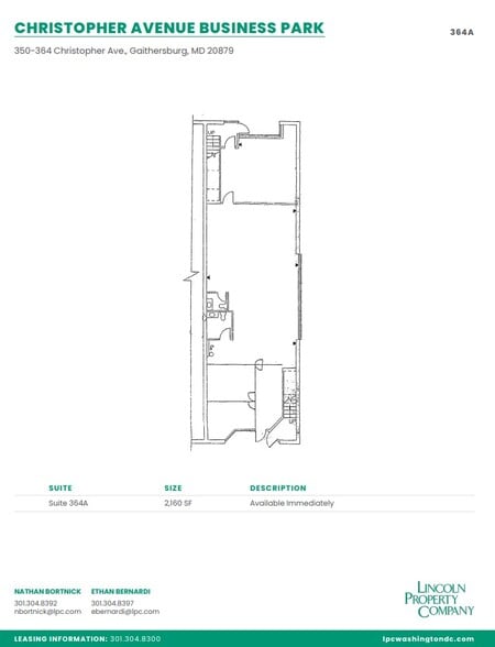 More Photos Of 350-364 Christopher Ave, Gaithersburg Medical For Lease