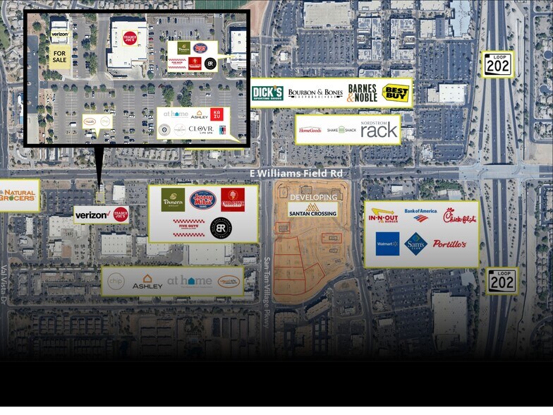 Primary Photo Of SWC E Williams Field & San Tan Pavilions Pkwy rd, Gilbert Land For Sale