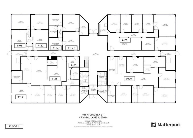 More Photos Of 101 N Virginia St, Crystal Lake Medical For Lease