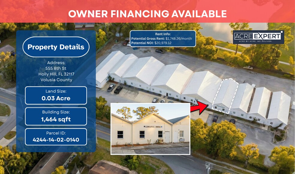 Primary Photo Of 555 8th St, Holly Hill Distribution For Sale