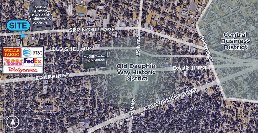 More Photos Of 1753 Spring Hill Ave, Mobile General Retail For Sale