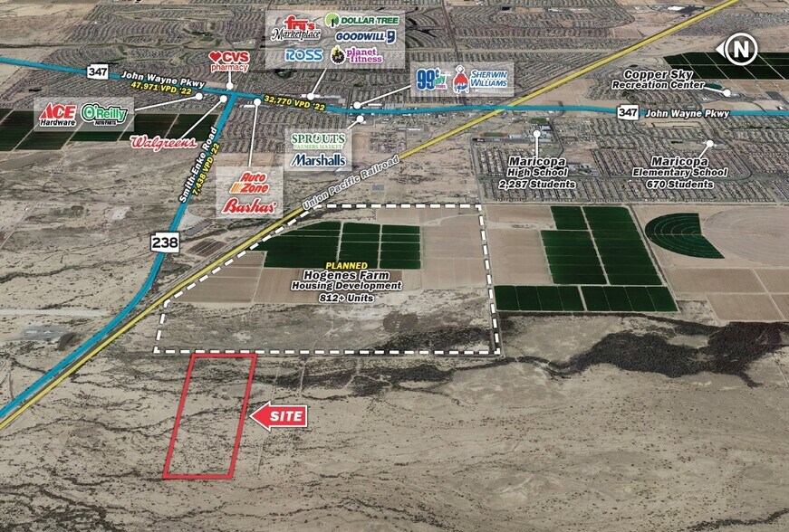 Primary Photo Of SWC State Route 238 & Rachael Rd, Maricopa Land For Sale
