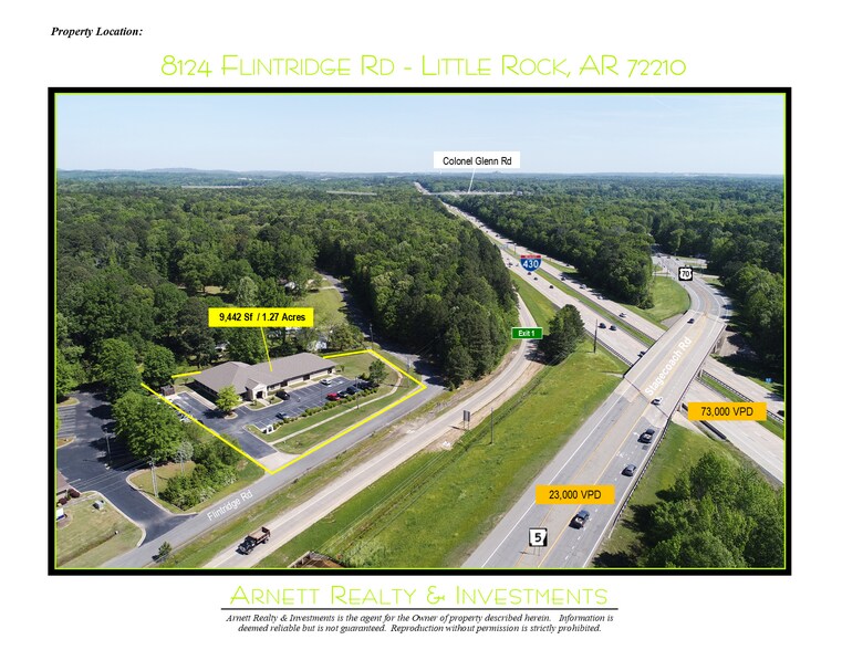 Primary Photo Of 8124 Flintridge Rd, Little Rock Medical For Sale