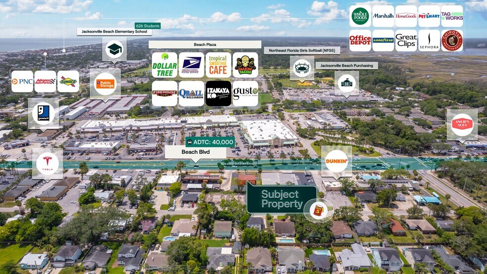 More Photos Of 1281 Beach Blvd, Jacksonville Beach Auto Repair For Sale