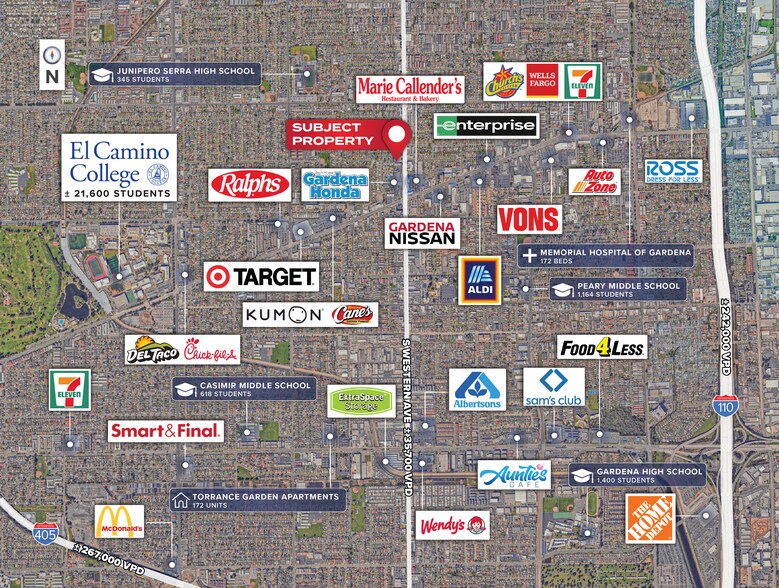 More Photos Of 15435 S Western Ave, Gardena General Retail For Lease