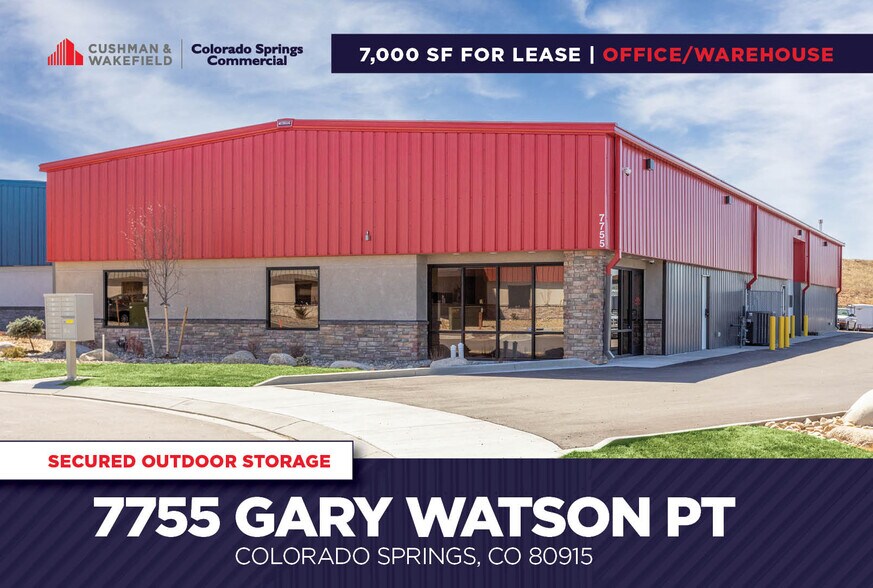 Primary Photo Of 7755 Gary Watson Pt, Colorado Springs Warehouse For Lease
