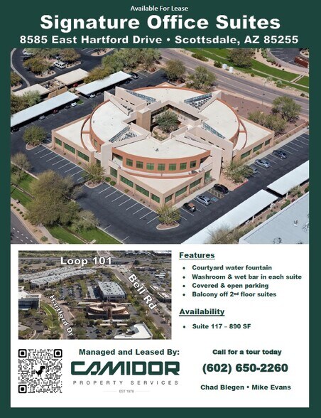 More Photos Of 8585 E Hartford Dr, Scottsdale Office For Lease