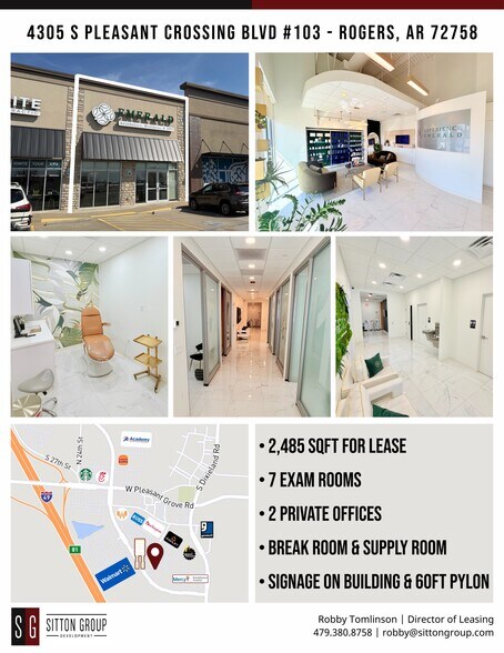 Primary Photo Of 4305 S Pleasant Crossing Blvd, Rogers General Retail For Lease