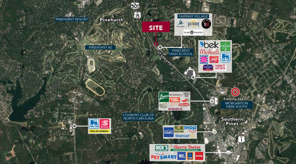 More Photos Of US-15 501 Hwy, Southern Pines Land For Sale