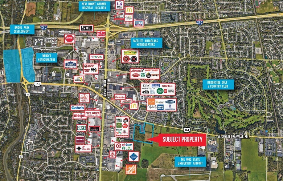 More Photos Of 3455 Dublin Granville Road, Columbus Land For Sale