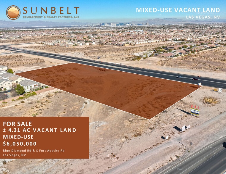 Primary Photo Of Fort Apache & Blue Diamond, Las Vegas Land For Sale
