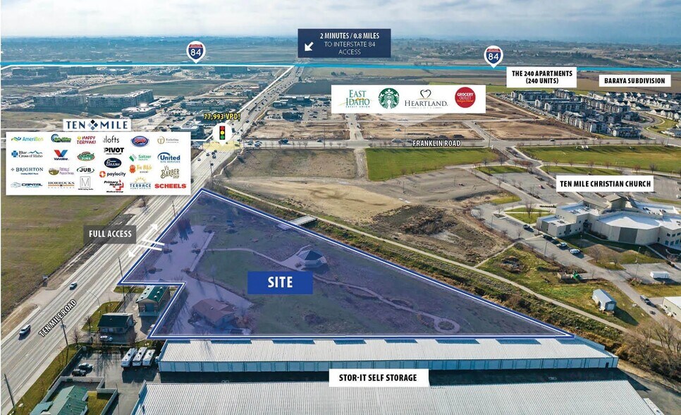 More Photos Of 175 N Ten Mile Rd, Meridian Land For Sale