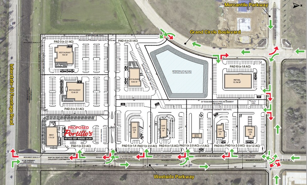 More Photos Of Westside Pky @ I-10, Katy Land For Lease