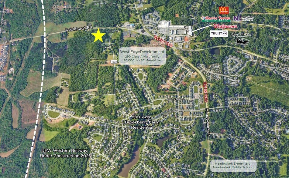 More Photos Of 5544 Robinhood Rd, Winston-Salem Land For Sale