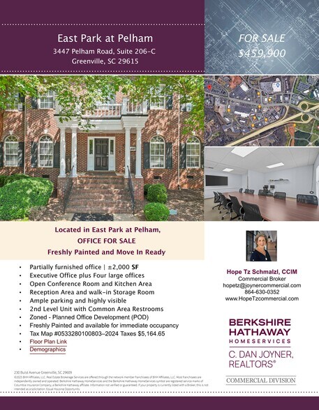 More Photos Of 3447 Pelham Rd, Greenville Office For Sale