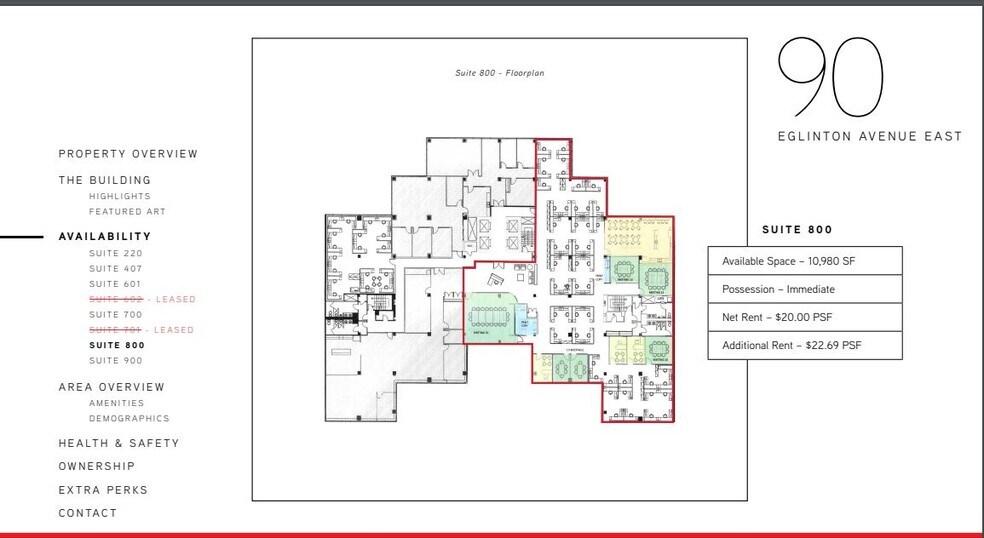 More Photos Of 90 Eglinton Ave E, Toronto Office For Lease
