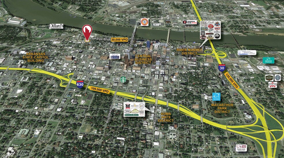 More Photos Of 1001 La Harpe Blvd, Little Rock Office For Sale