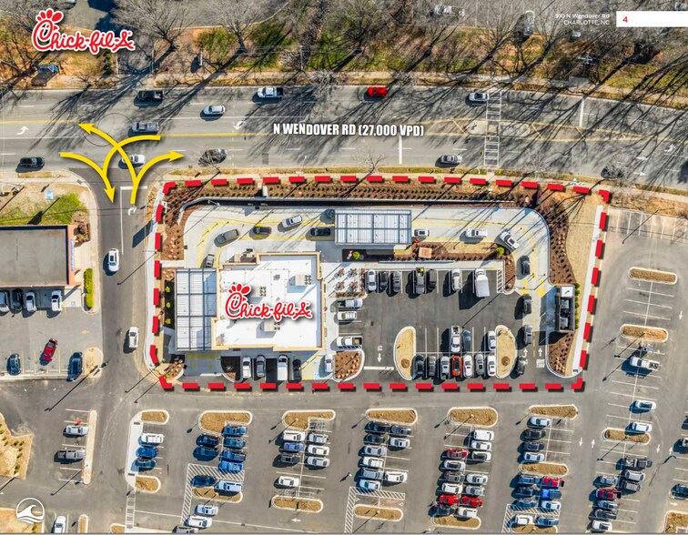 More Photos Of 957 N Wendover Rd, Charlotte Fast Food For Sale