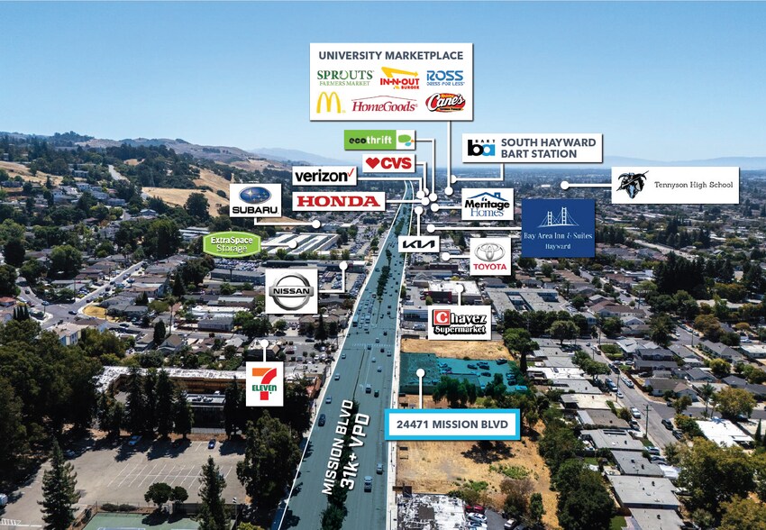 More Photos Of 24453-24475 Mission Blvd, Hayward Freestanding For Sale