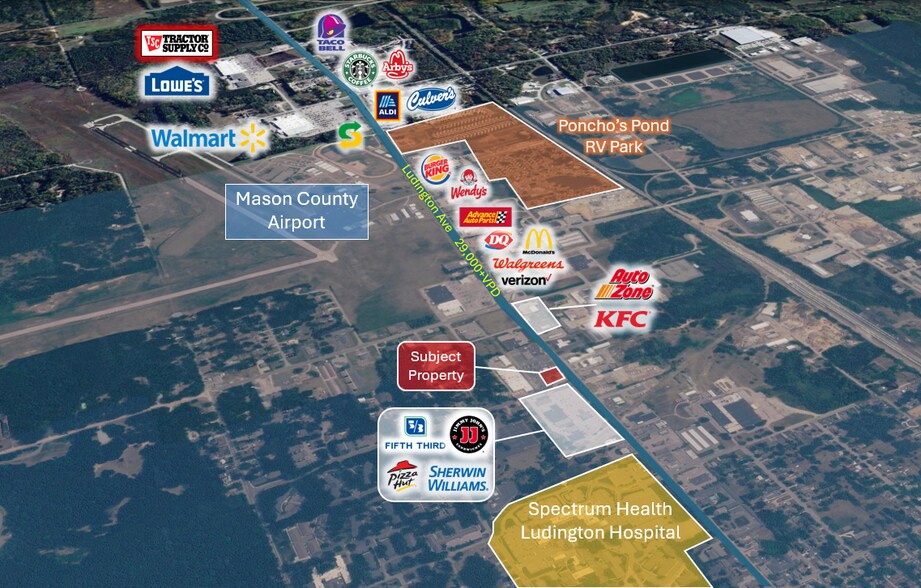 More Photos Of 5784 W US Highway 10, Ludington Freestanding For Sale