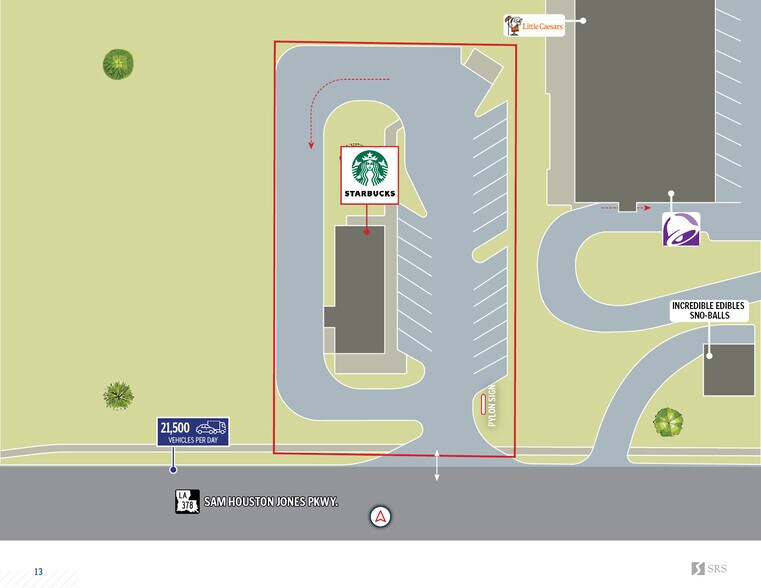 More Photos Of 420 Sam Houston Jones Pky, Moss Bluff Freestanding For Sale