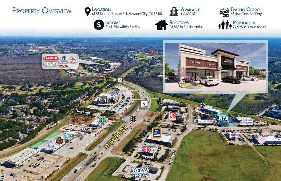 More Photos Of 6133 Sienna Ranch Rd, Missouri City Storefront Retail Office For Sale