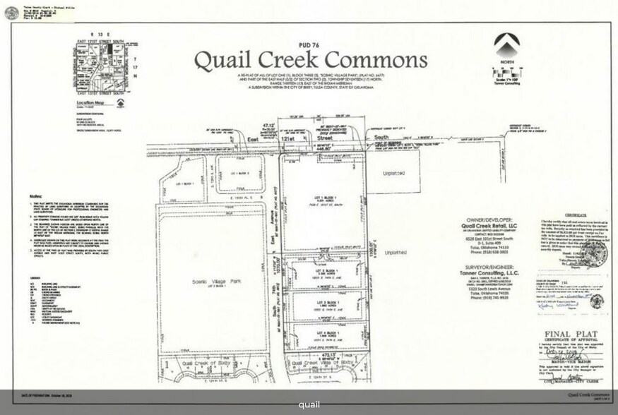 More Photos Of 7450 E 121st St S, Bixby Land For Sale