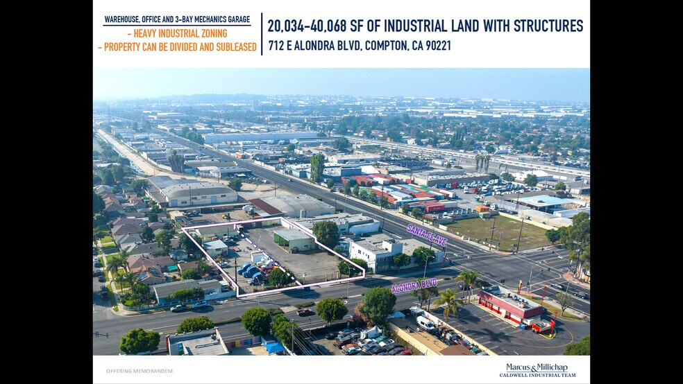 More Photos Of 712 E Alondra Blvd, Compton Warehouse For Lease