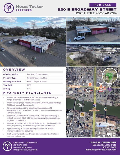 More Photos Of 920 E Broadway St, North Little Rock Showroom For Sale