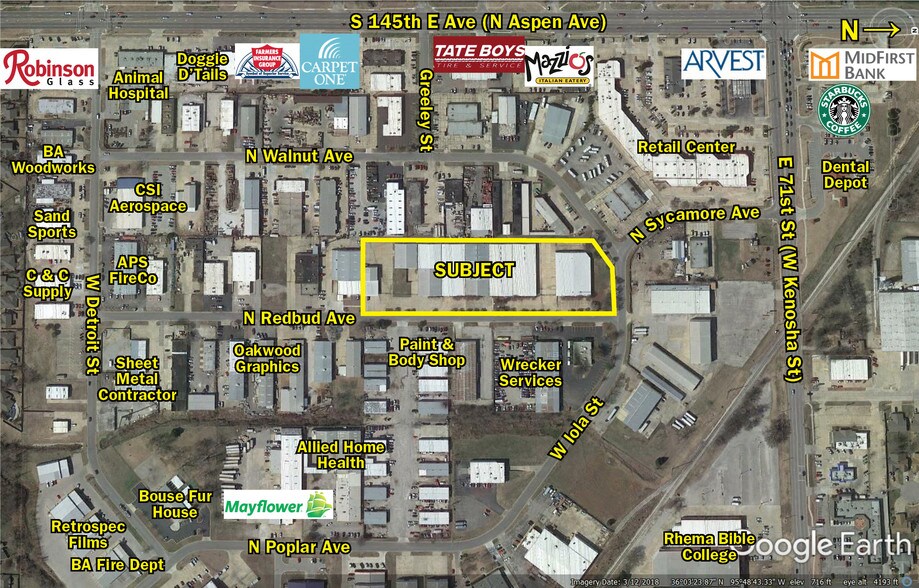 More Photos Of 502-602 N Redbud Ave, Broken Arrow Manufacturing For Lease