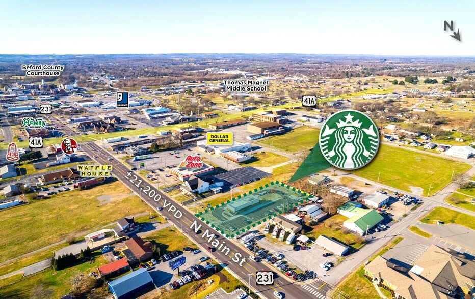 More Photos Of 747 N Main St, Shelbyville Fast Food For Sale