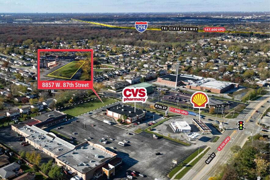 Primary Photo Of 8857 W 87th St, Hickory Hills Drugstore For Lease