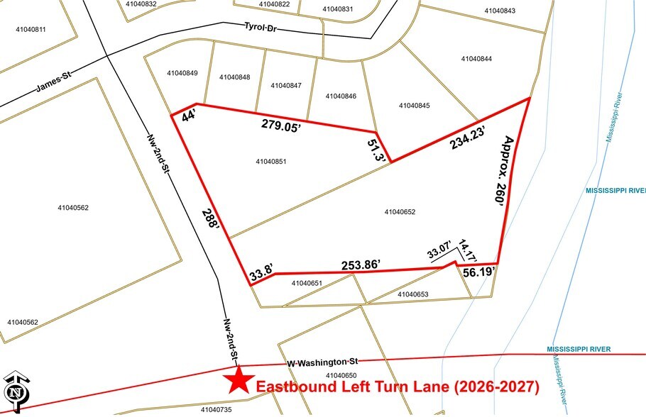 More Photos Of NW 2nd and Washington St @ West Washington st, Brainerd Land For Sale