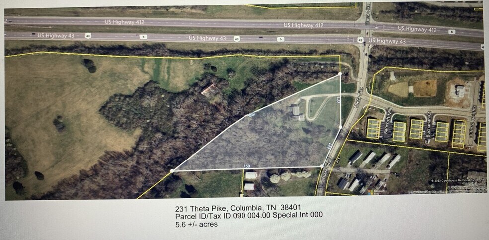 Primary Photo Of 231 Theta Pike, Columbia Land For Sale