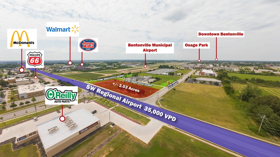 More Photos Of 404 SW Regional Airport Blvd, Bentonville Land For Sale